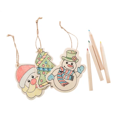 Sormela kiszínezhető karácsonyfadíszek Sormela kiszínezhető karácsonyfadíszek