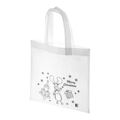 Julfar Shop színezhető karácsonyi táska