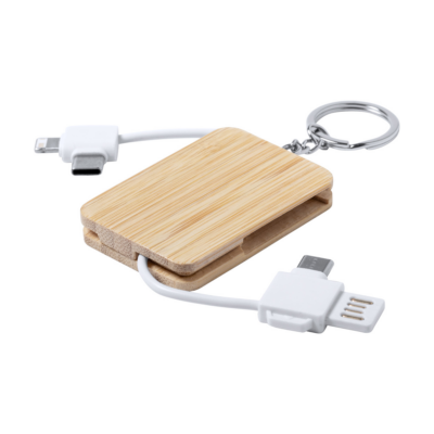 Rusell kulcstartó USB töltőkábellel