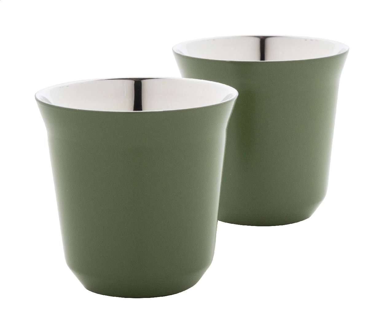 Copsul újrahasznosított rozsdamentes acél eszpresszó csésze szett